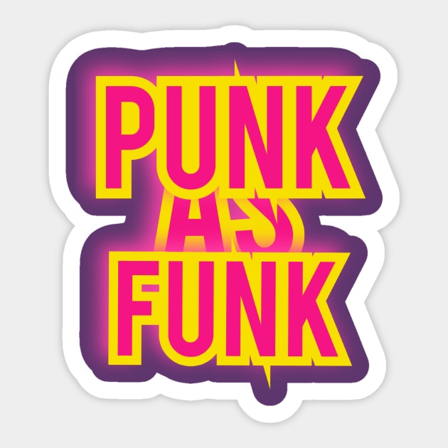 Punk As Funk Sticker by Elvira Khan